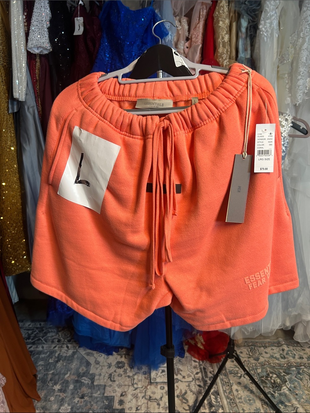 Fear of God Coral Athletic Drawstring Shorts